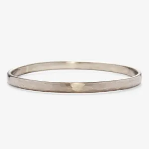 Sonoma Hammered Bangle in 18K Alpine Gold- 5mm
