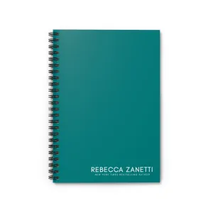 Spiral Notebook - Ruled Line – Rebecca Zanetti Logo Teal