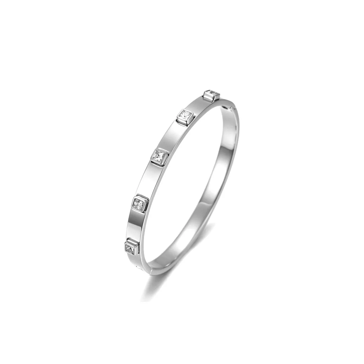Square Bezel Bangle