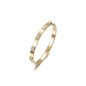 Square Bezel Bangle