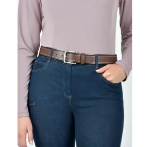 Stitched Belt Brown