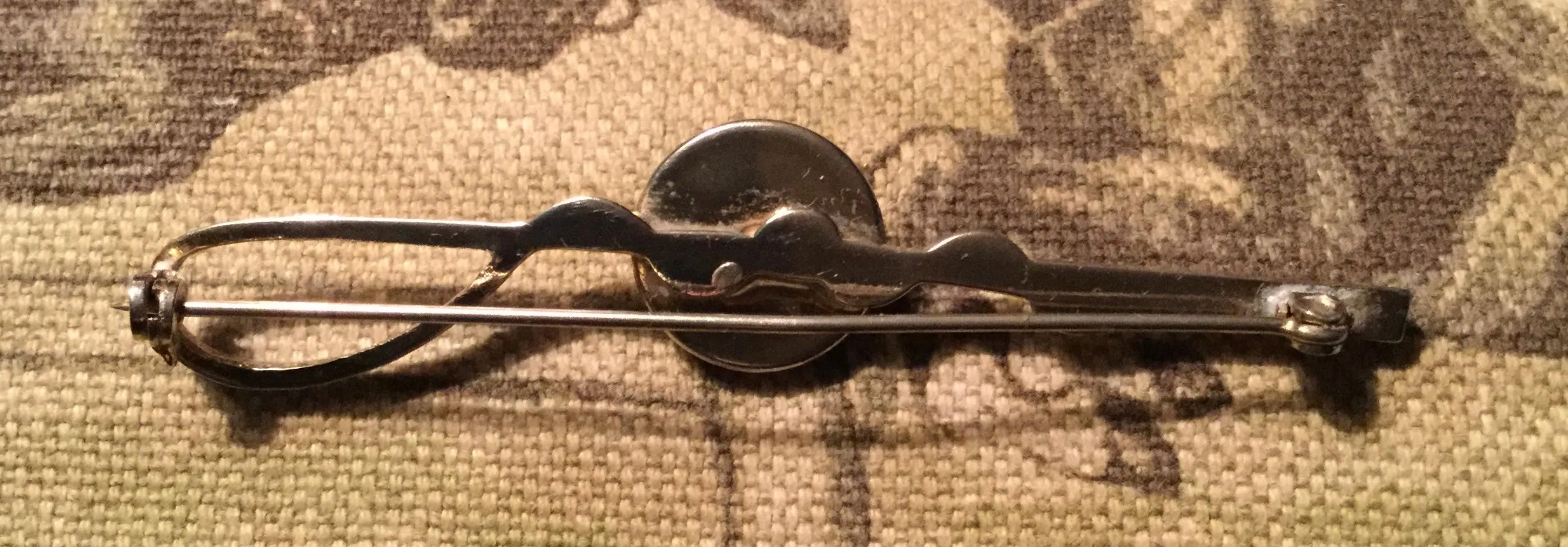 Stock Pin Sterling Silver with Reverse Intaglio Horse Profile Image
