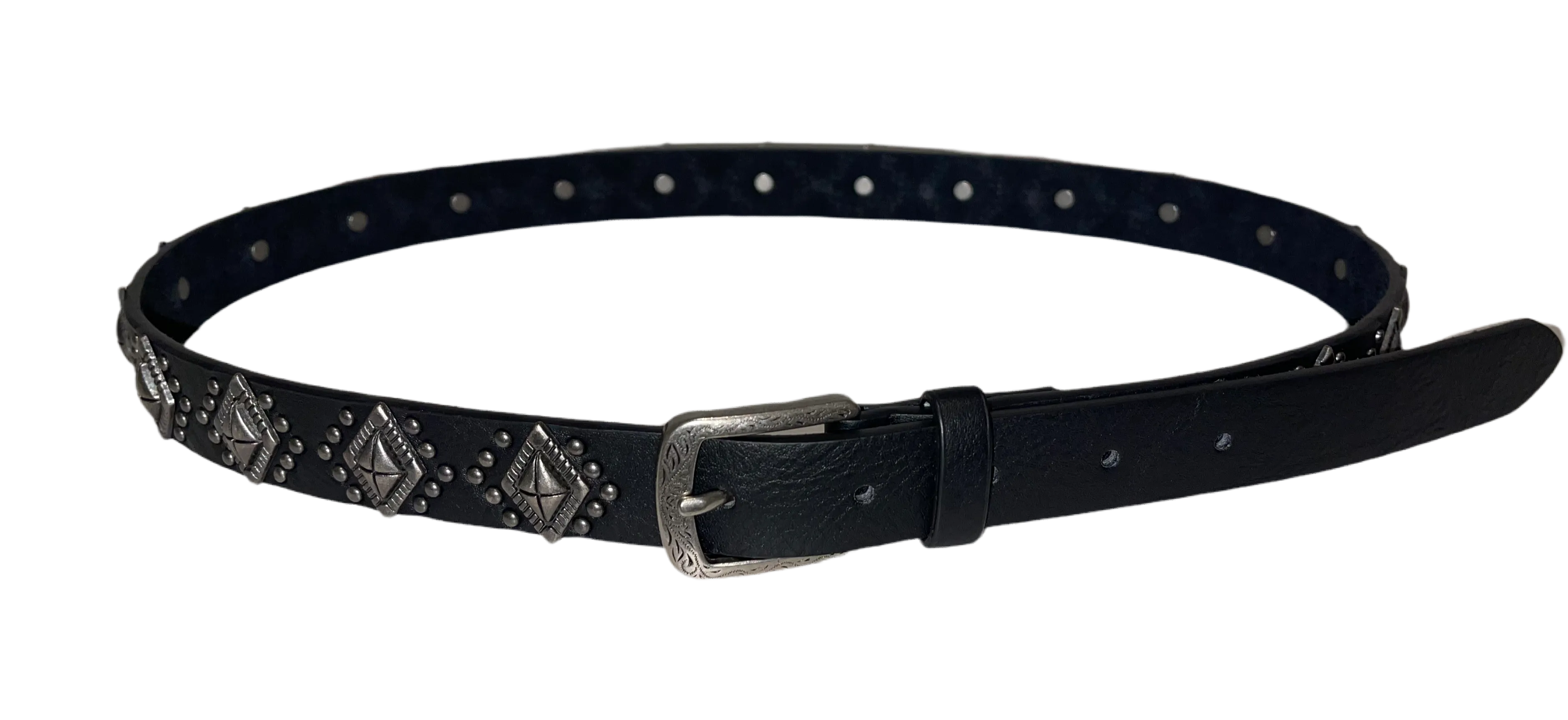 Studded Leather Belt