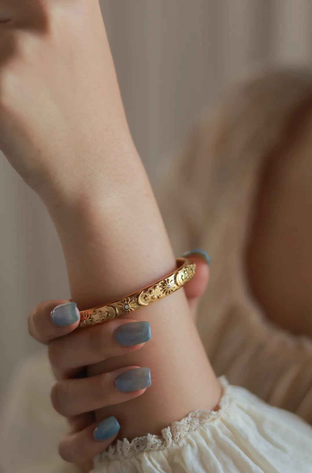 Sun, Moon, Star Bangle
