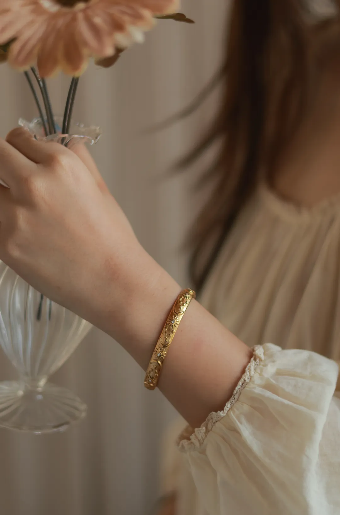 Sun, Moon, Star Bangle