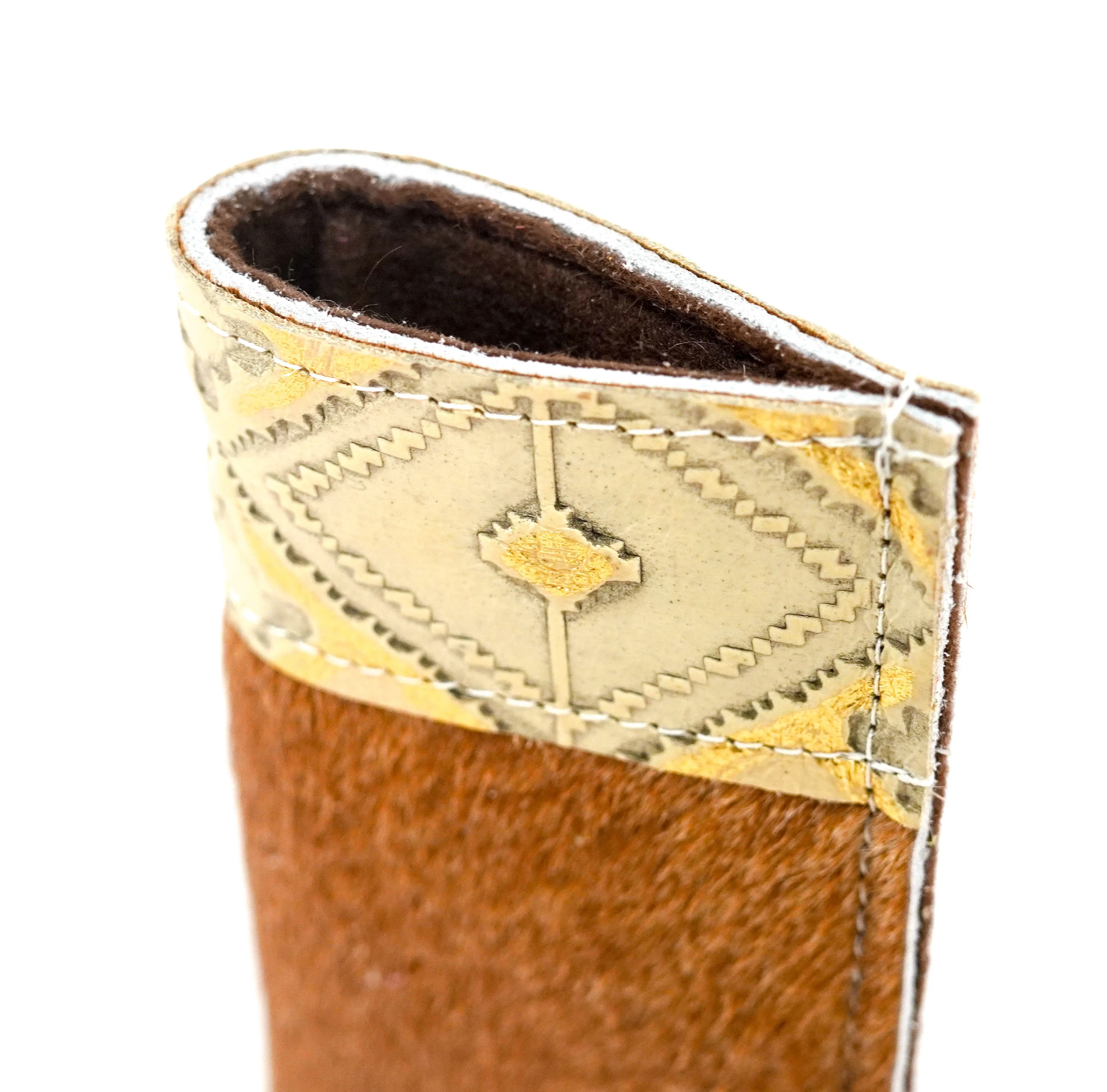 Sunglass Case - Longhorn w/ Golden Hills Navajo