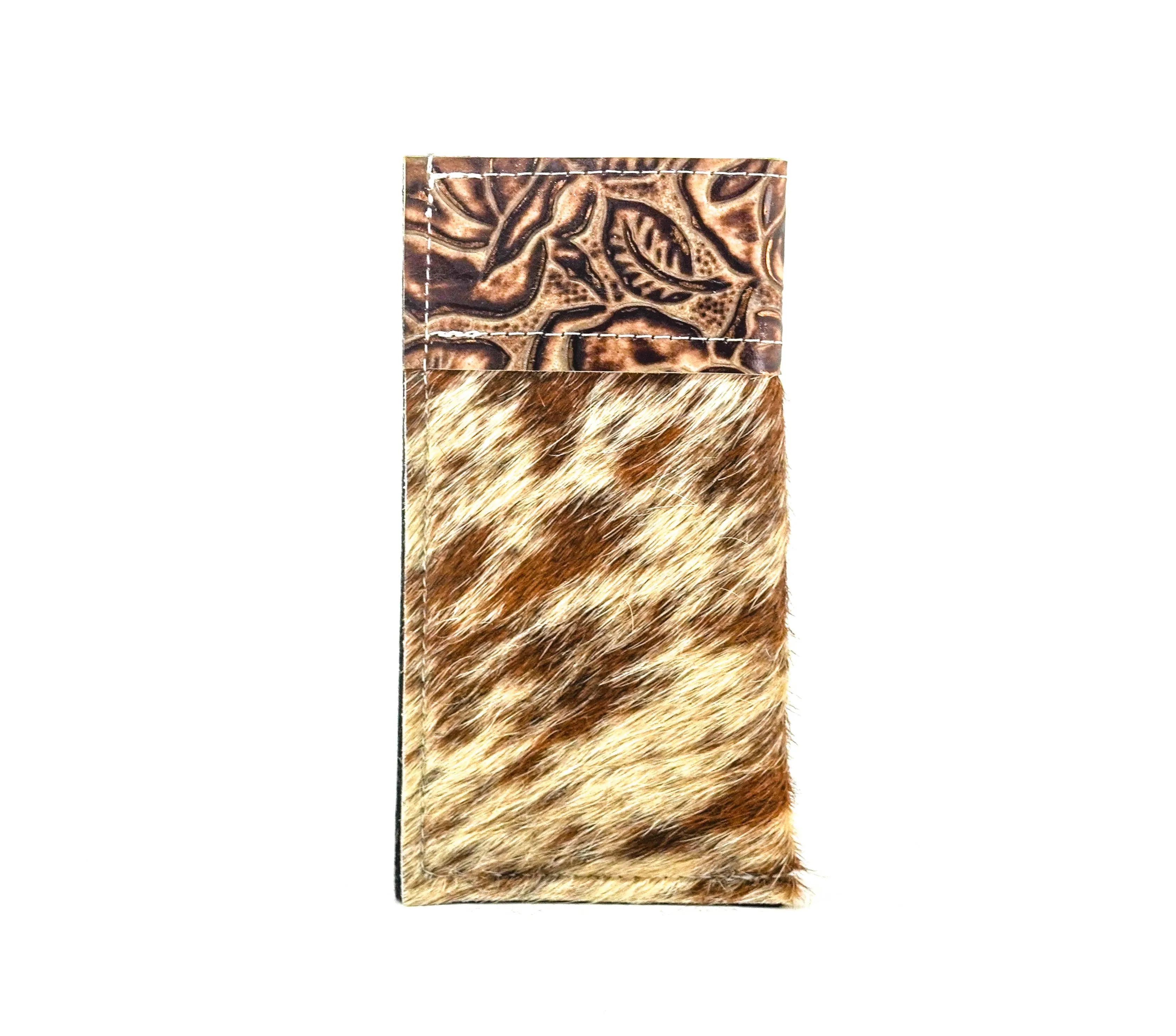 Sunglass Case - Longhorn w/ Toasted Roses