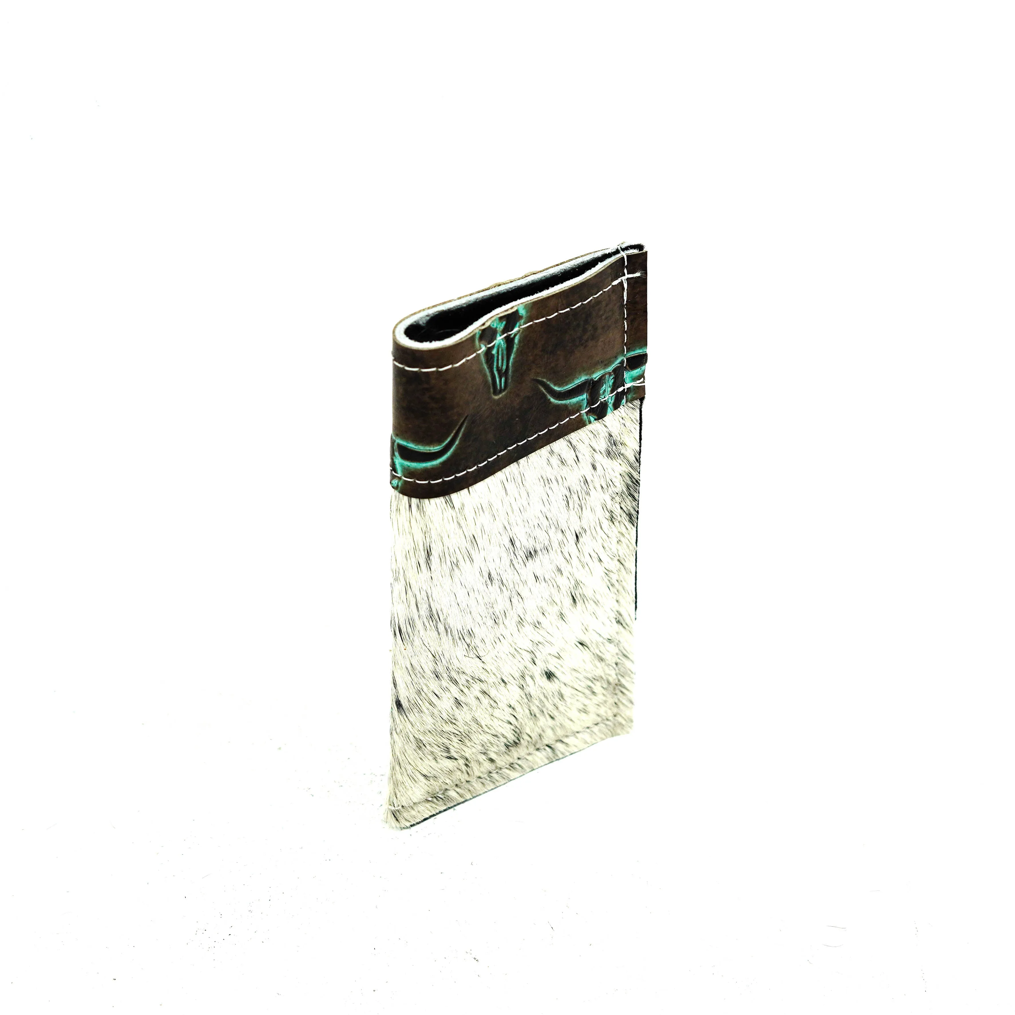 Sunglass Case - Salt & Pepper w/ Mint Chocolate Skulls