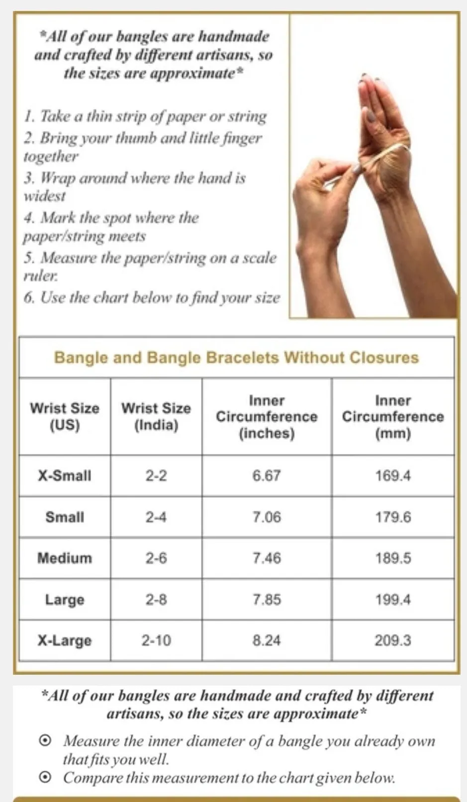 Temple design Bangles