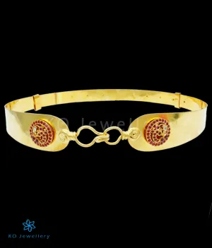 The Atyuha Silver Peacock Waistbelt / Oddiyanam/ Kamarbandh