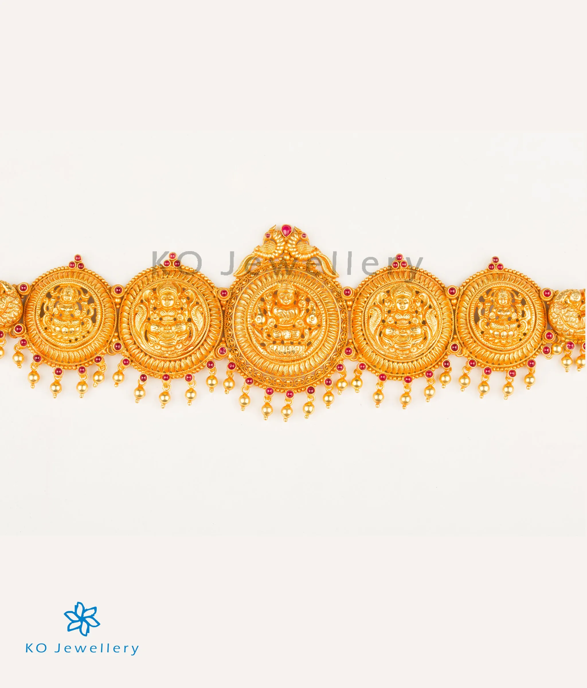 The Janya Silver Lakshmi Oddiyanam Waist belt