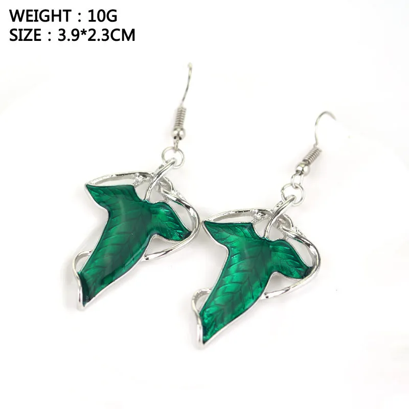 The Lord of the Rings Elven Leaf Brooch Pin with Silver Plating 4 Pack