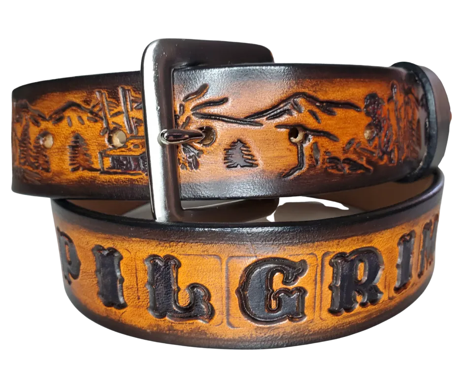 The "Grizzly" Leather Belt