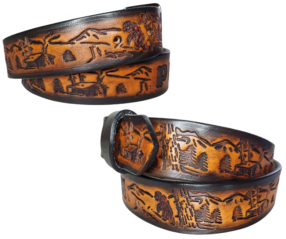 The "Grizzly" Leather Belt