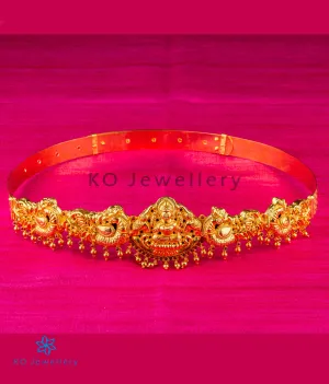 The Shrinika Silver Lakshmi Oddiyanam Waist belt