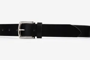 The Somerset Belt, Black - Silver