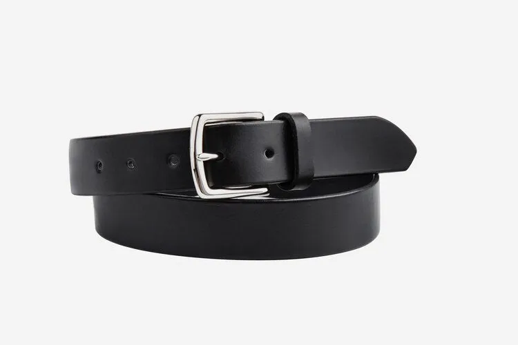 The Somerset Belt, Black - Silver