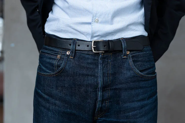 The Somerset Belt, Black - Silver