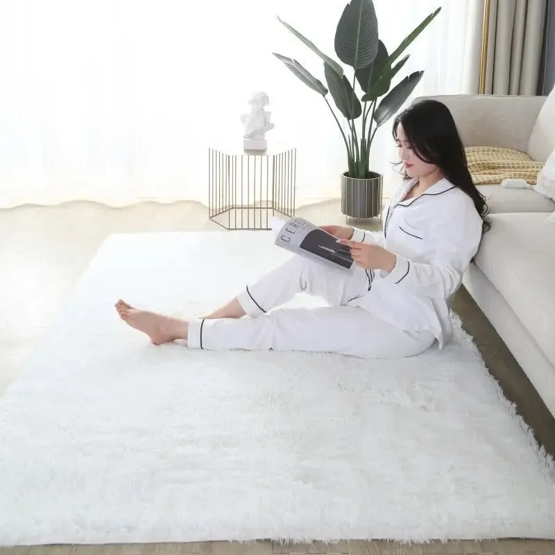 Tie-Dyed Silk Carpet for Home