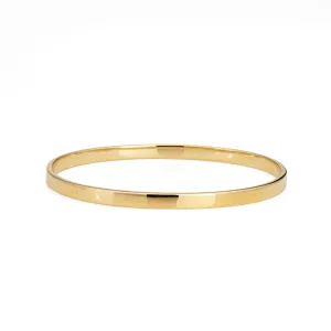 Tiffany & Co Bangle Bracelet 18k Yellow Gold Estate Signed Fine Jewelry