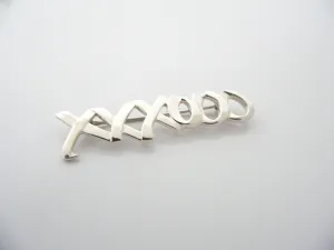 Tiffany & Co Silver Picasso XO Love Hugs Kisses Medium Brooch Pin Gift Rare