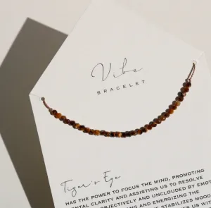 TIGER'S EYE BEADED BRACELET