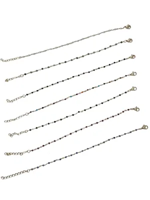 Tiny Beads Bracelet on Gold Chain
