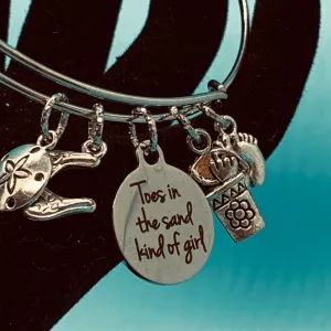 Toes in the Sand Kind of Girl Bangle