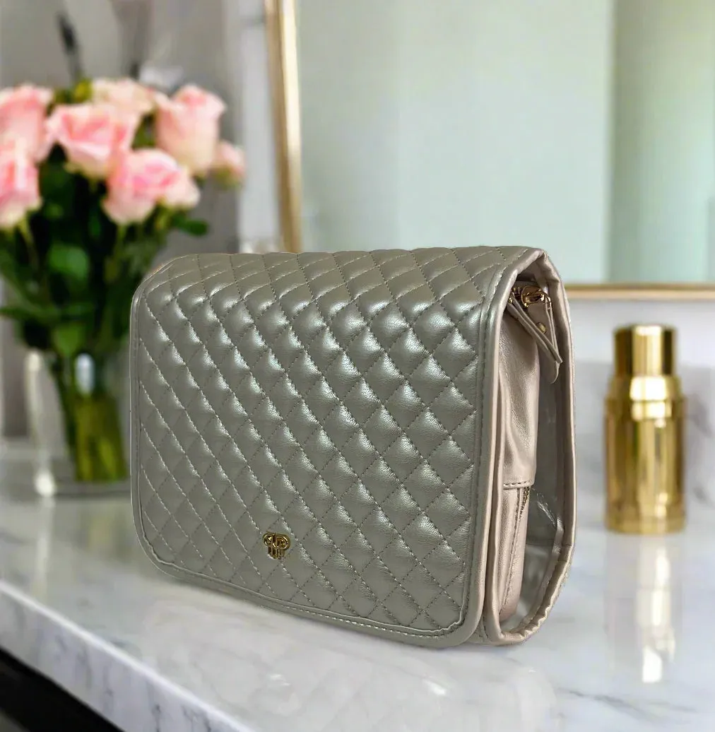 Toiletry Case - Pearl Quilted