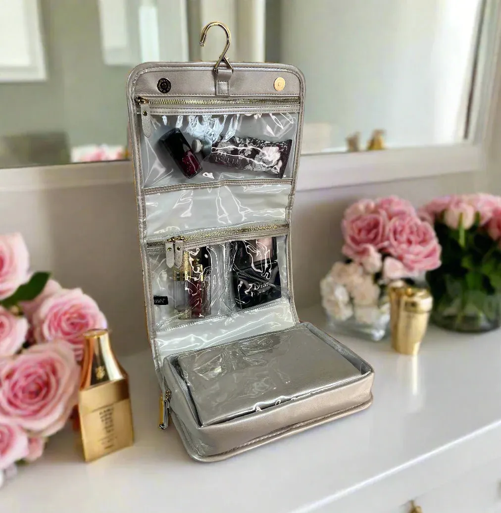 Toiletry Case - Pearl Quilted