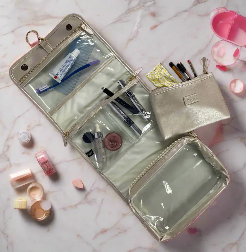 Toiletry Case - Pearl Quilted