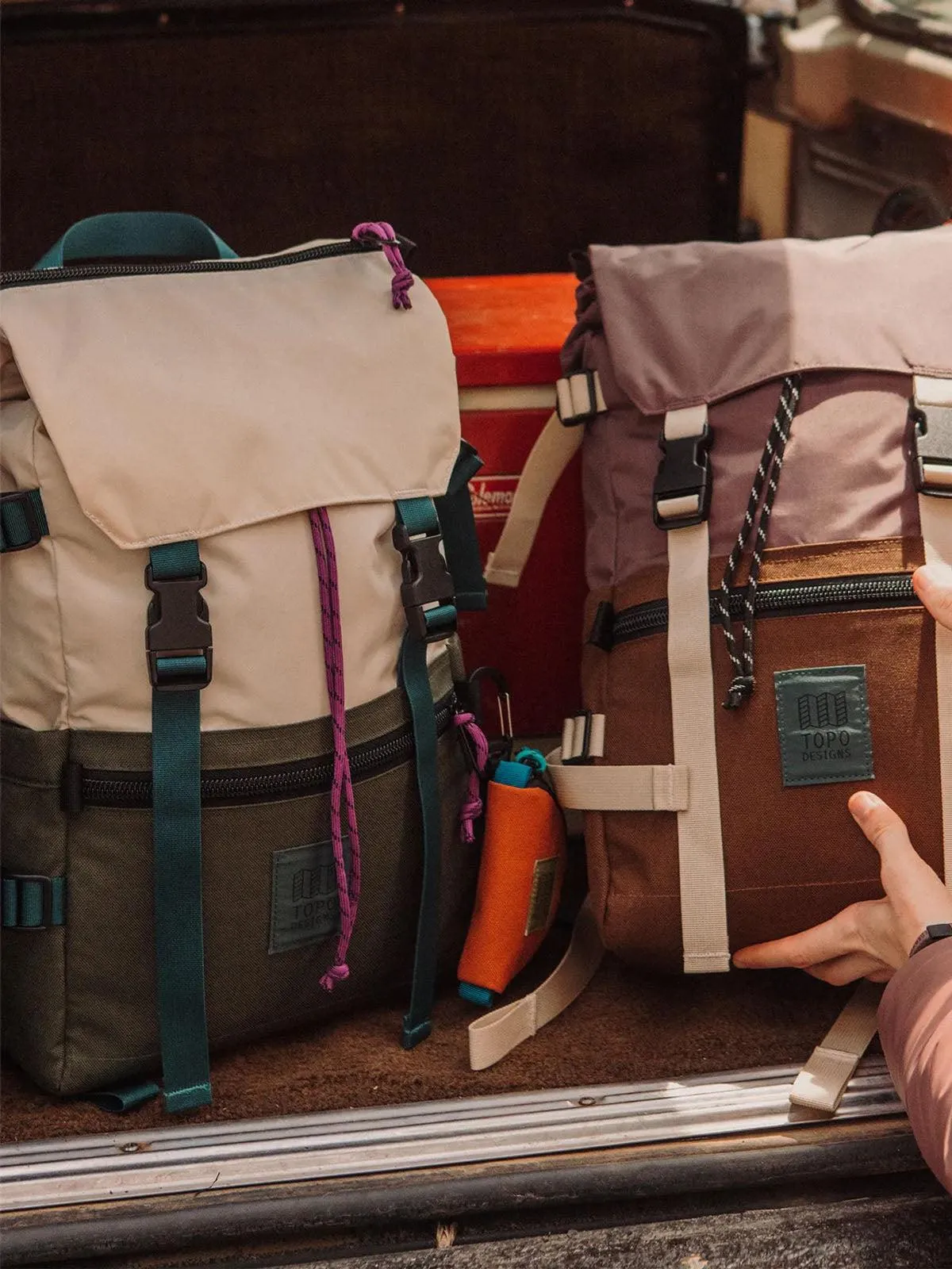 Topo Designs Rover Pack Bone White Olive
