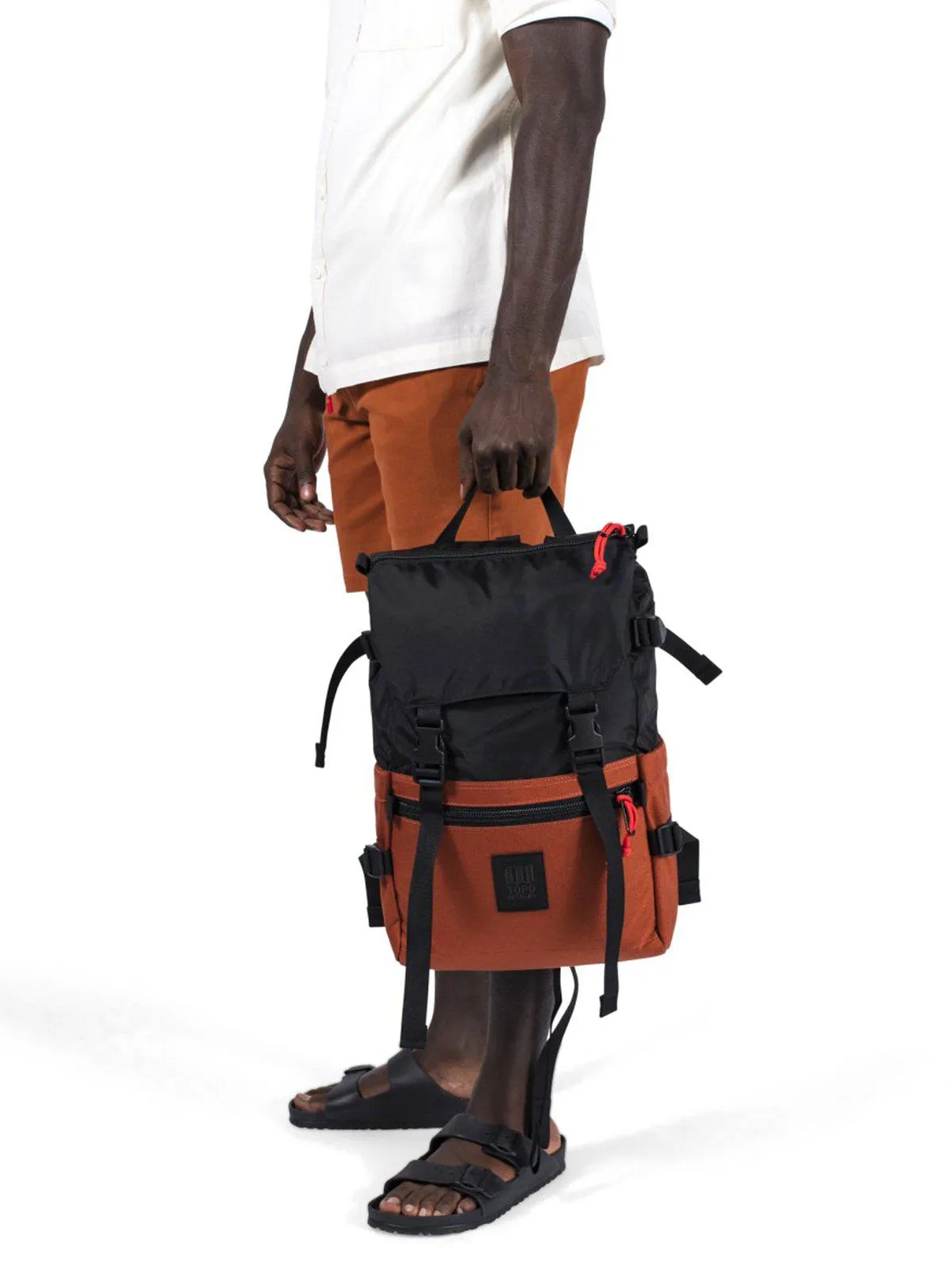 Topo Designs Rover Pack Turquoise Red
