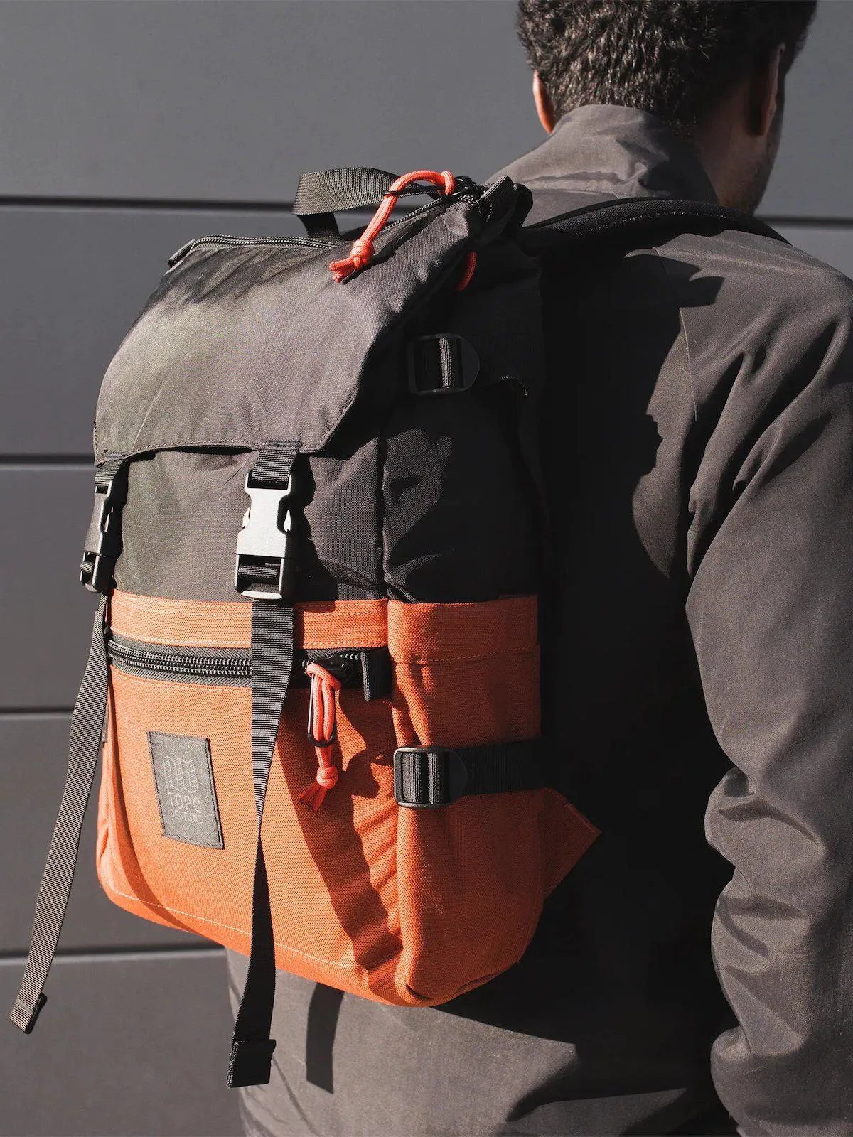 Topo Designs Rover Pack Turquoise Red