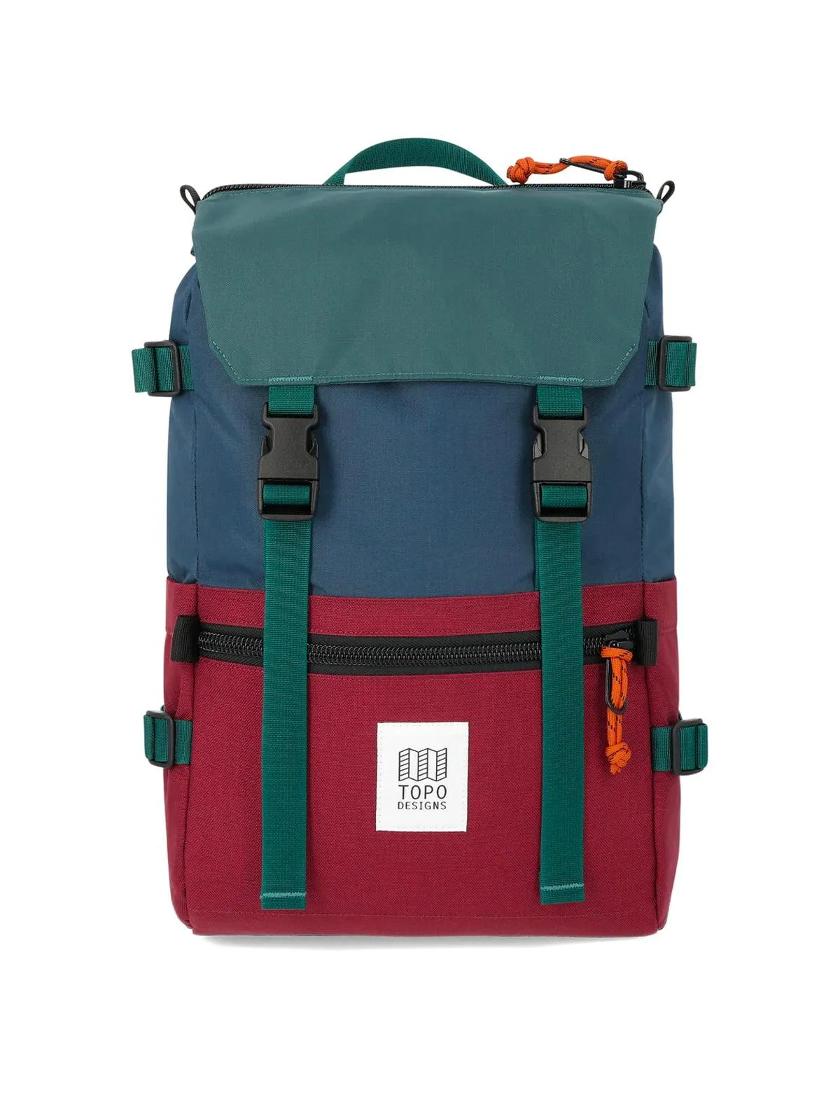 Topo Designs Rover Pack Zinfandel Botanic Green