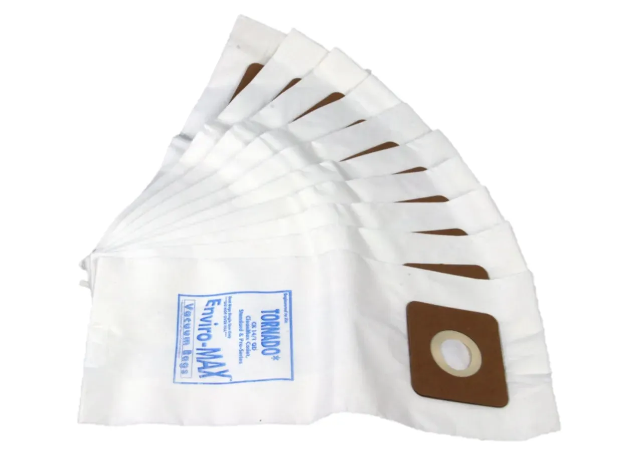 Tornado Vacuum Bags For Tornado CK 14/1, Pack of 10 (90147)