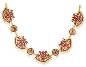 Traditional Bharatanatyam Temple Dance Waist Belt | Golden Collections