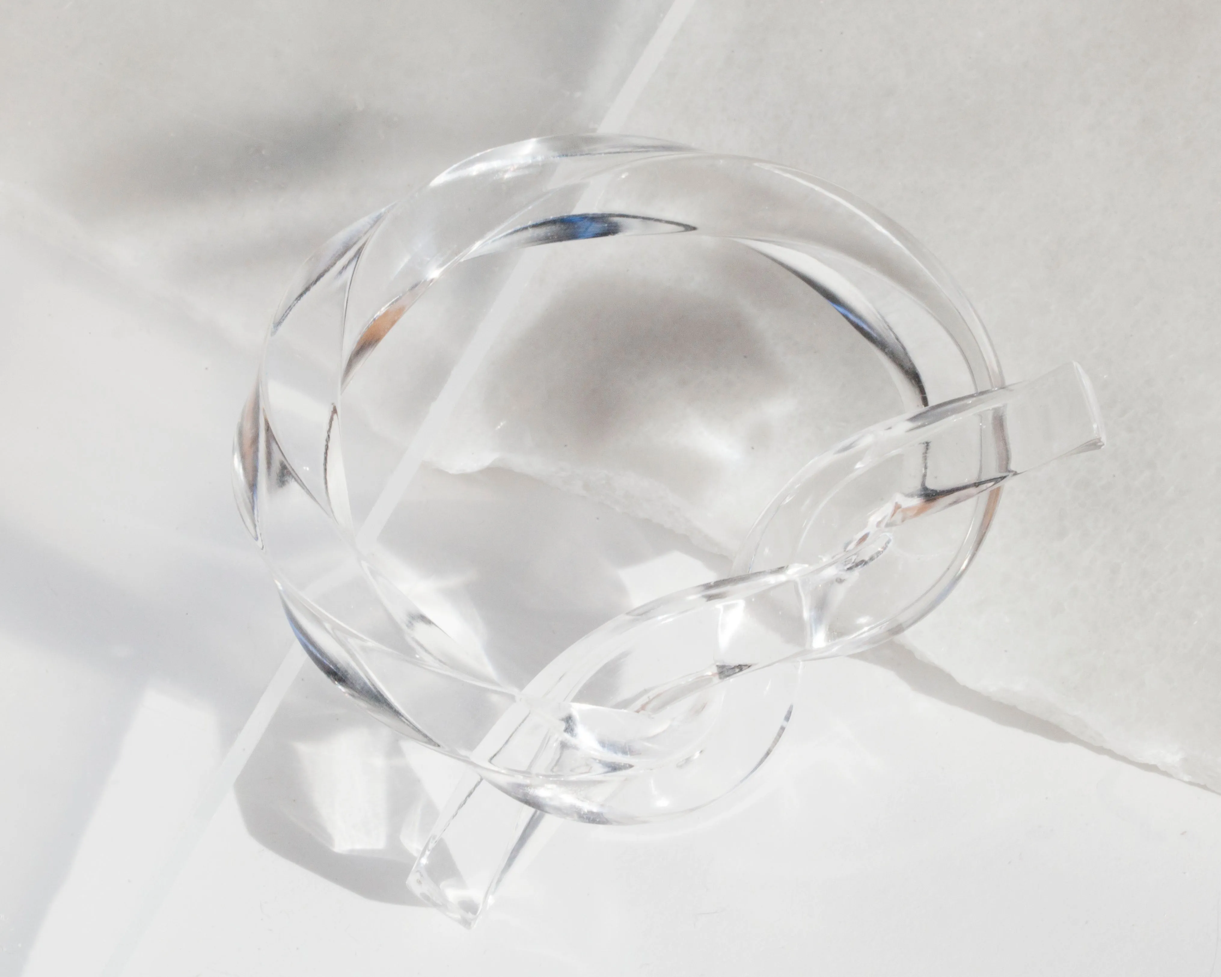 Twisted Acrylic Bangle