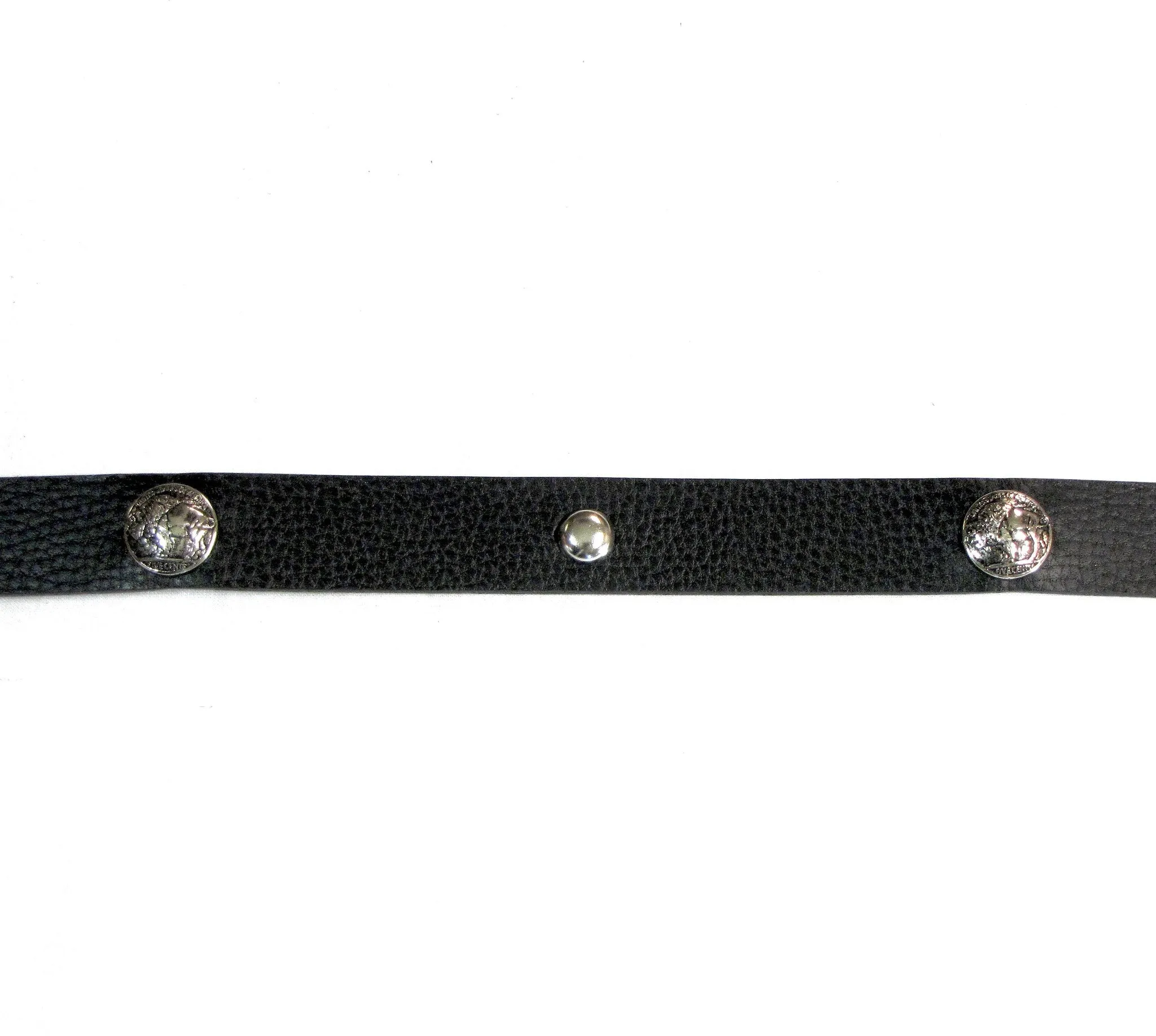 UB100  1" Belt w/ Buffalo Nickel Conchos