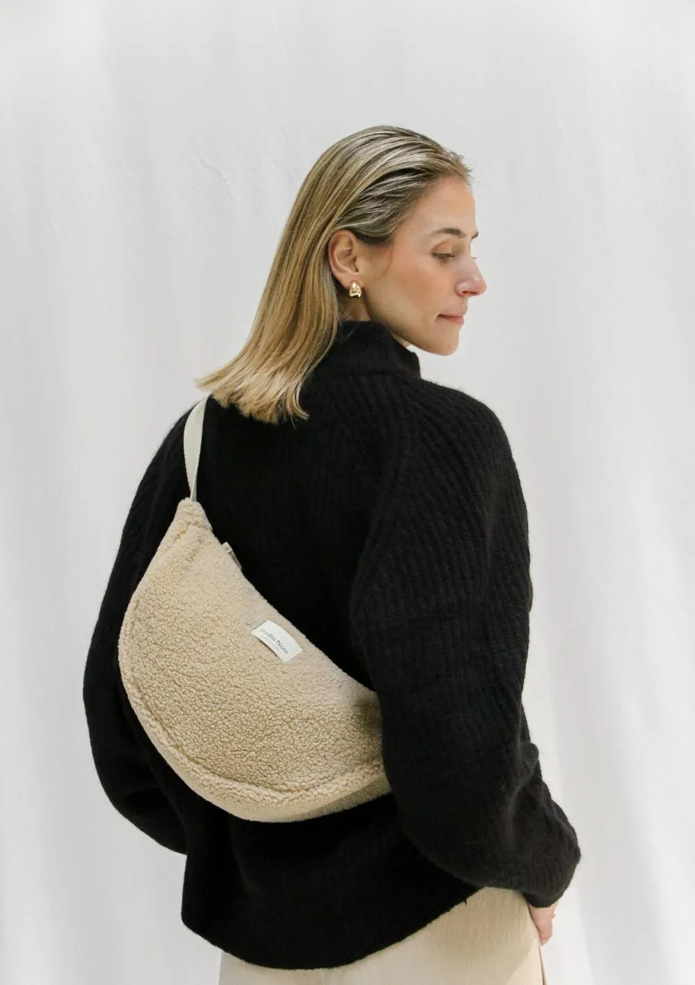 Umhängetasche 'Teddy Adult Fanny Pack' Ecru