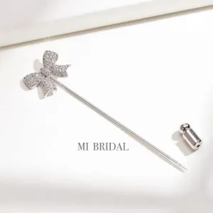 Veil Pin, Rhinestone Pin, Pin for Blusher Veils, Pin for Drop Wedding Veil, Mi Bridal