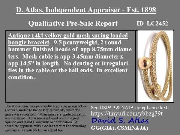 Victorian Mesh Wrap Bracelet