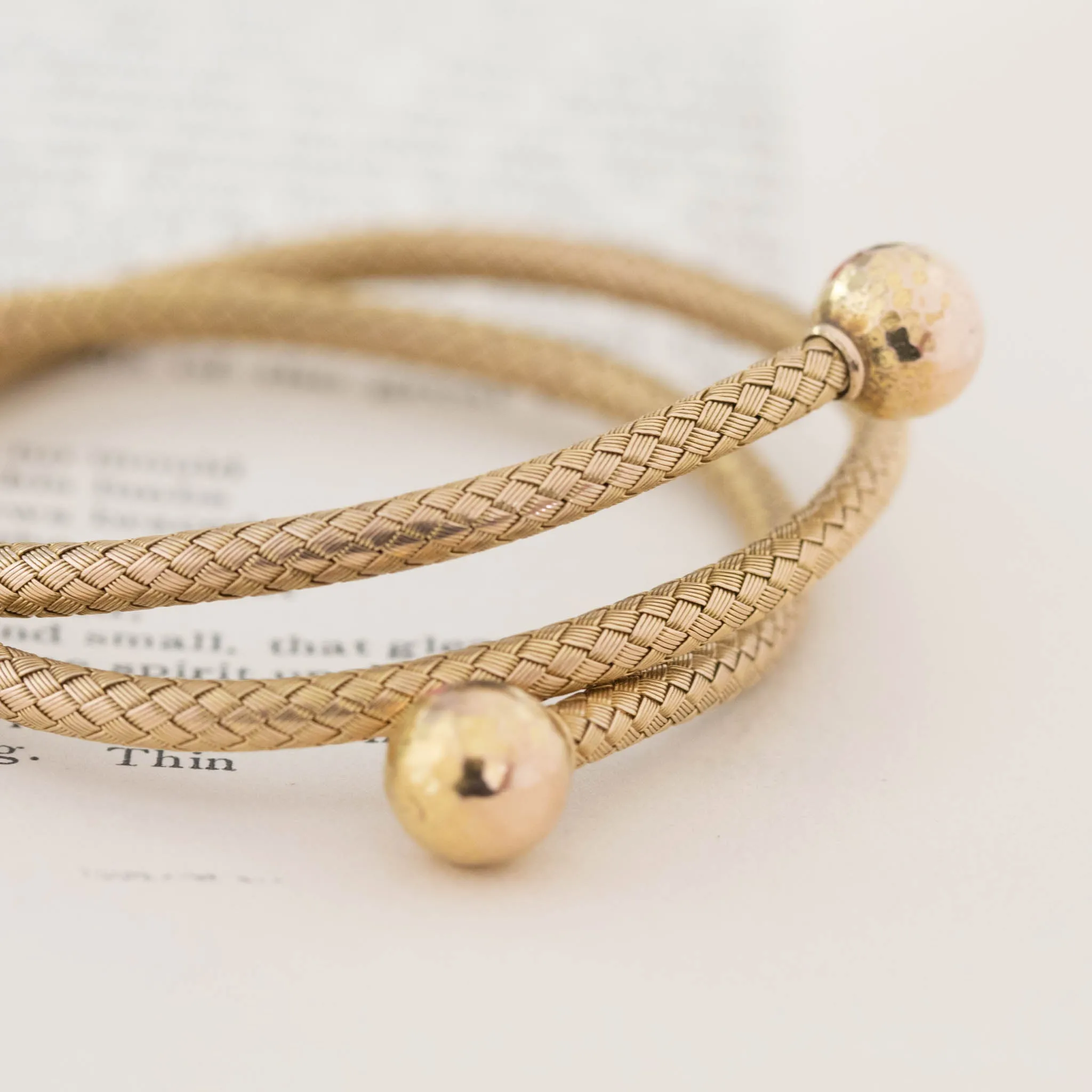 Victorian Mesh Wrap Bracelet