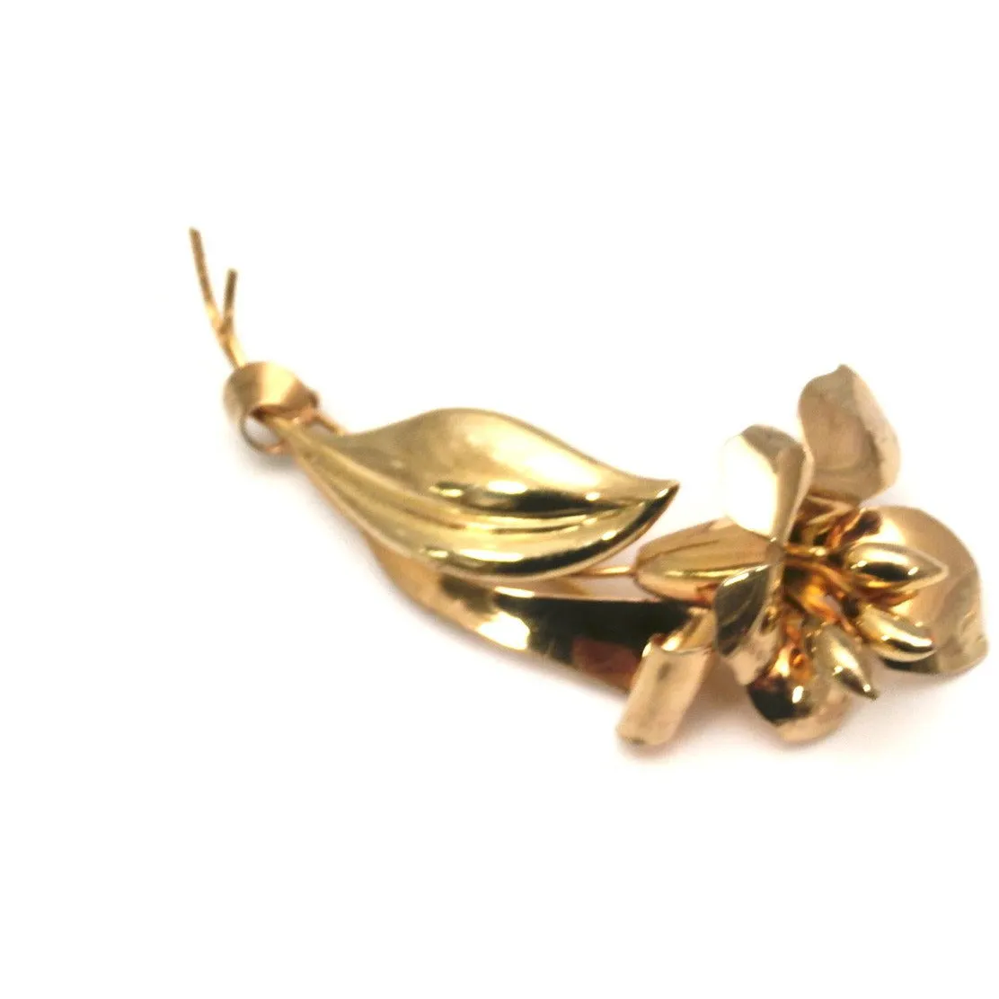 Vintage LARGE Cal-Art Brooch Sterling & 1/20th  12K GF 1940s 3"