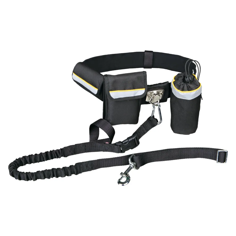 Waist Belt with Lea Black