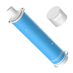 Water Filter Straw for Camping, Hiking, Travel, Survival and Emergency Preparedness by Waterdrop