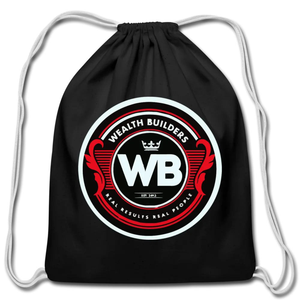 Wealth Builders' Cotton Drawstring Bag
