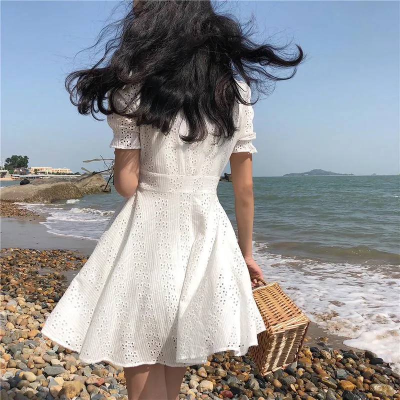 WINNIE short sleeve lace dress