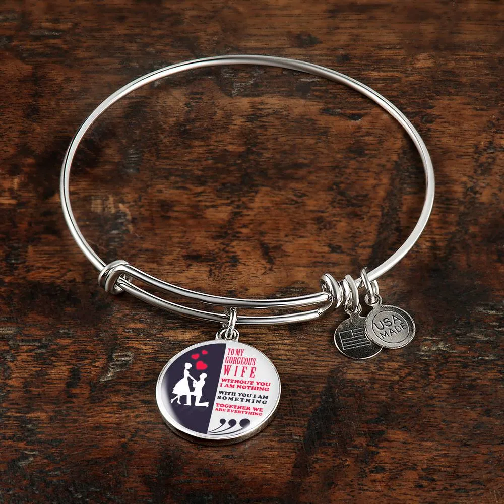 Without You I Am Nothing - Luxury Bangle Bracelet
