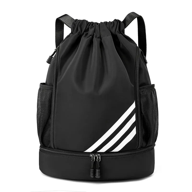 Women's Creative Drawstring Basketball Gift Printable Backpacks